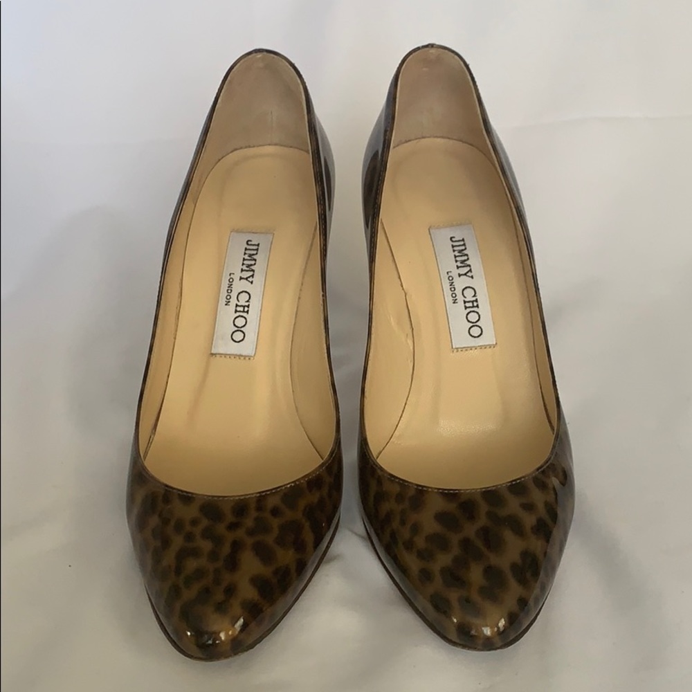Jimmy Choo leopard print patent pumps - Picture 8 of 8